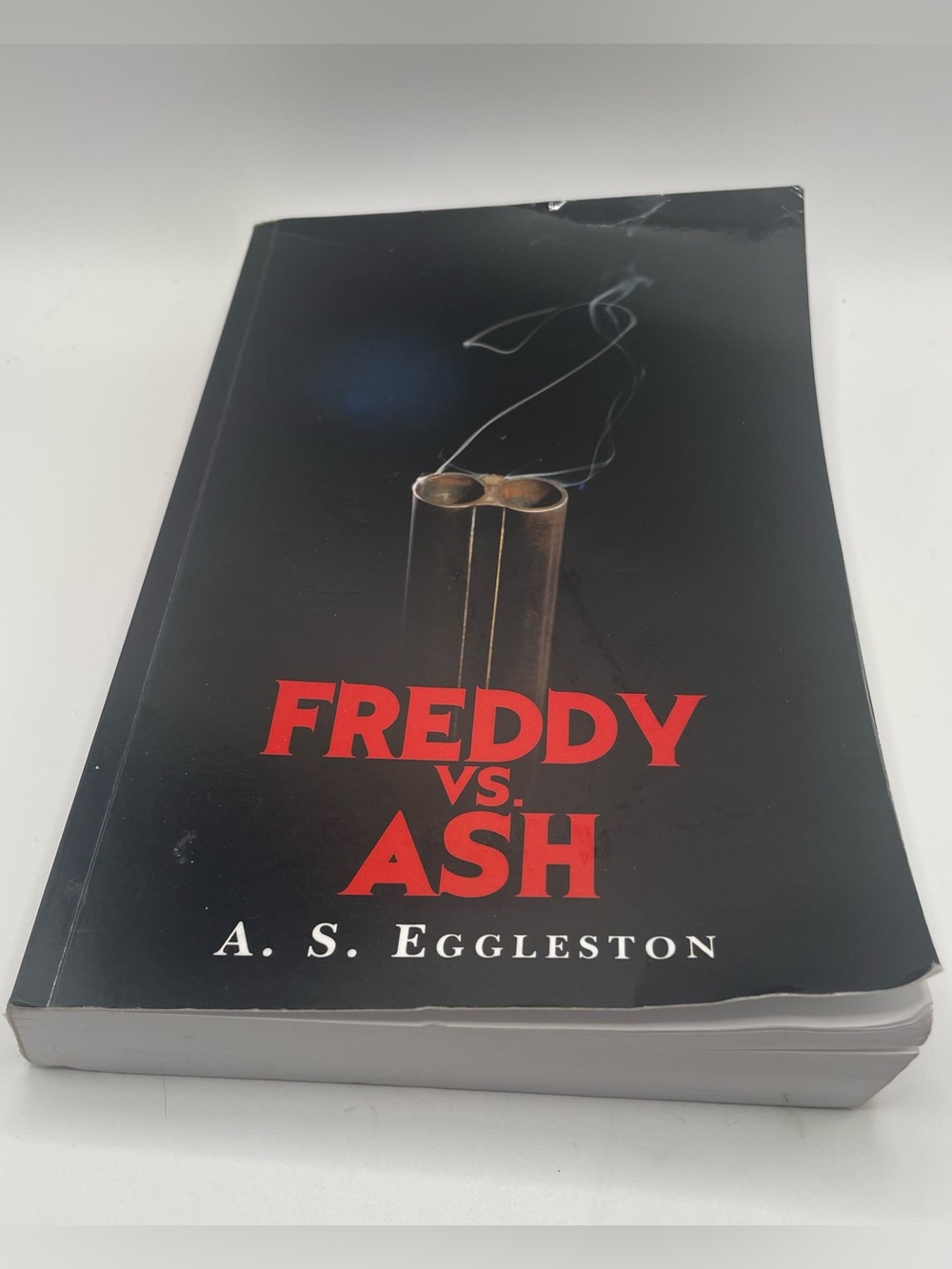 Freddy vs. Ash - Black Paperback by A. S. Eggleston